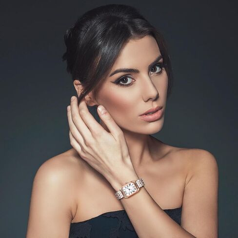 Avaner Women's Square Watches Vintage Stainless Steel Quartz Wrist Watches in Saudi Arabia