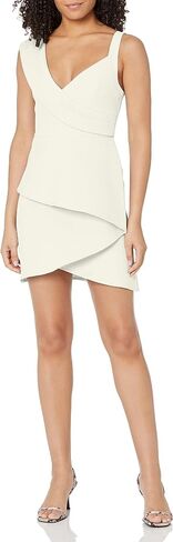 Women's Fit and Flare Peplum Asymmetrical Evening Dress in Saudi Arabia