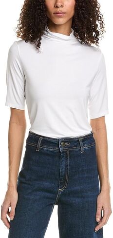 Vince Women's Easy Elbow SLV Funnel Nk in Saudi Arabia