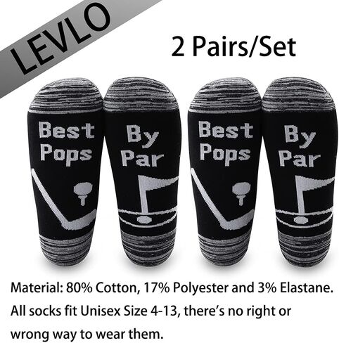 جوارب LEVLO Dad Gift Golf Lover Socks أفضل جوارب قطنية للأب/Opa/Grampy/Godfather من Par in Saudi Arabia