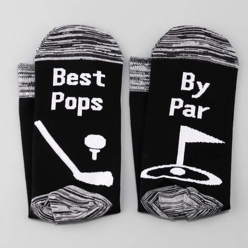 جوارب LEVLO Dad Gift Golf Lover Socks أفضل جوارب قطنية للأب/Opa/Grampy/Godfather من Par in Saudi Arabia