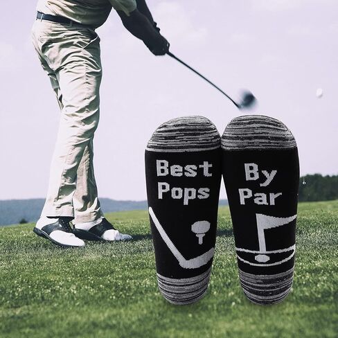 جوارب LEVLO Dad Gift Golf Lover Socks أفضل جوارب قطنية للأب/Opa/Grampy/Godfather من Par in Saudi Arabia