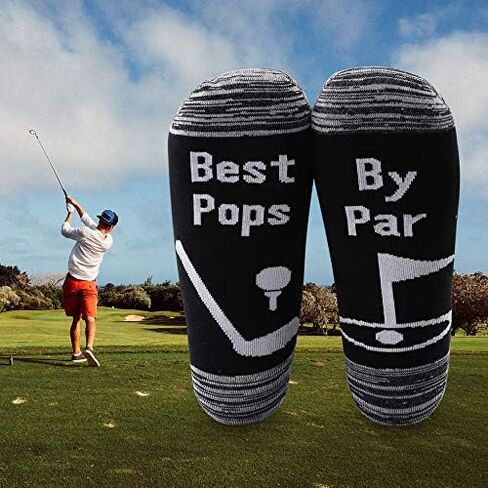 جوارب LEVLO Dad Gift Golf Lover Socks أفضل جوارب قطنية للأب/Opa/Grampy/Godfather من Par in Saudi Arabia