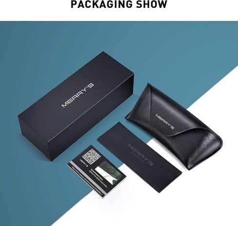 نظارات شمسية مستقطبة عالية الدقة للرجال من MERRY'S، نظارات شمسية للقيادة من الألومنيوم والمغنيسيوم S8285 in Kuwait