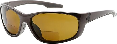 Eyekepper Polarized Bifocal Sport Sunglasses Brown Frame Brown Lens +1.5 in Saudi Arabia