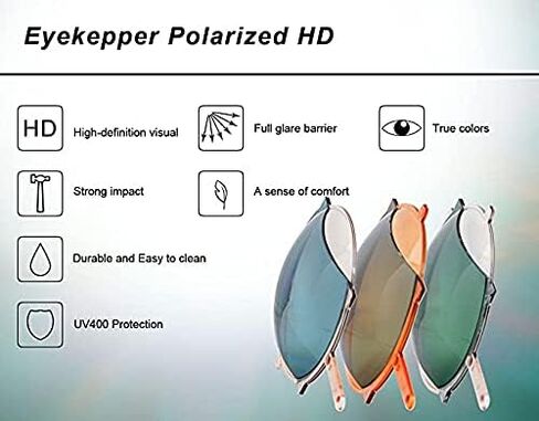 Eyekepper Polarized Bifocal Sport Sunglasses Brown Frame Brown Lens +1.5 in Saudi Arabia
