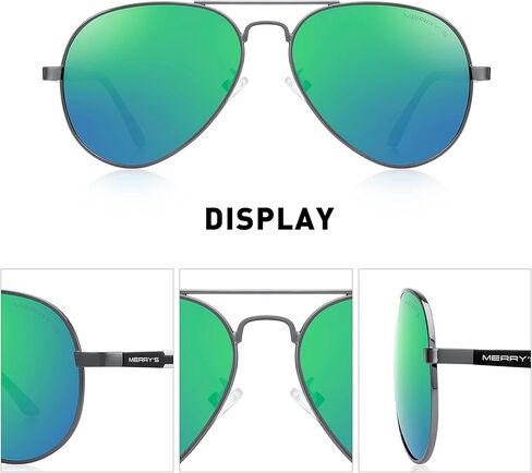 نظارات شمسية مستقطبة عالية الدقة للرجال من MERRY'S، نظارات شمسية للقيادة من الألومنيوم والمغنيسيوم S8285 in Kuwait