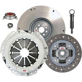ClutchMax PRO Heavy Duty OEM Clutch Kit with Flywheel Compatible with 1998-2008 Chevrolet Prizm Pontiac Vibe Toyota Matrix Celica Corolla MR-2 1.8L 1ZZ-FE (CP16280HDFW-CK)