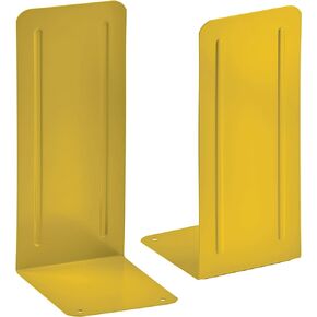 مساند كتب معدنية فاخرة من Acrimet Jumbo مقاس 9 بوصة (شديدة التحمل) (لون أصفر) (زوج واحد)
