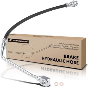 A-Premium Front Passenger Side Brake Hydraulic Hose Compatible with Select Cadillac, Chevy and GMC Models - Escalade 1999, Blazer 1992-1994, K1500, K1500 Suburban, K2500, K2500 Suburban, Tahoe, Yukon
