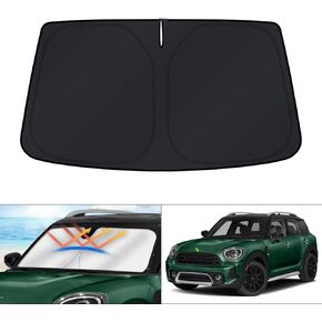 KUST Windshield Sun Shade for 2011-2016 Mini Countryman Window Shade Sun Visor Cover Foldable Blocks UV Rays Keep Your Car Cooler