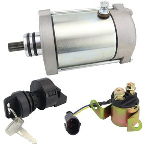 Starter & Relay & Switch for Polaris RZR 800 EFI 2008-2014, Sportsman 700 800 2007-2014, Ranger 700 800 2006-2015, 4010417 4011584 4012032 4013268 SMU0271 41054040