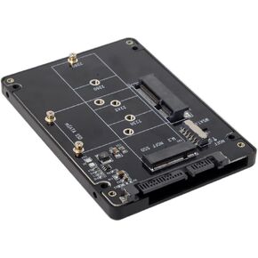 xiwai Combo M.2 NGFF B-Key & mSATA SSD إلى SATA 3.0 محول علبة محول مع مفتاح