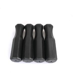4pcs Table Football Handle 118x31mm Table Soccer Part Replacement Handle Foosball Handle Grip with Non Slip Octagon Design