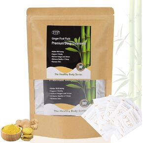 30PCS Ginger Foot Pads Natural Ginger Lavender Powder Foot Pads