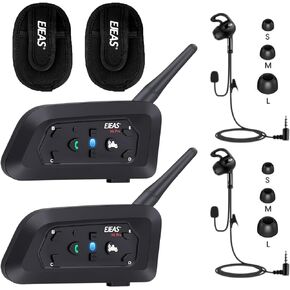 Referee Headset, Earhook Earphone Earpiece for V6 V4 Soccer Football Coach Intercom Radio(2 PCS)