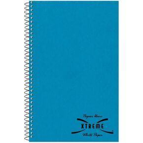 Rediform National Kolor Kraft Cover Notebook, College Ruled, Blue, 1 Subject, 7.75" x 5", 80 Sheets (33502)