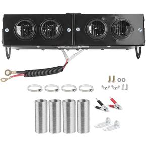 Car Heater, Defogger Auto 4 Hole Heating Fan 12V Defroster Defogger 150W/300W Adjustable