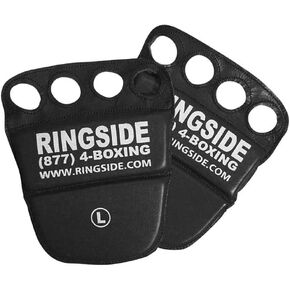 Ringside Leather Knuckle Guards, Black