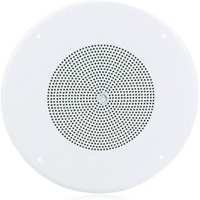 8" Dual Cone in-Ceiling Speaker with 25V/70V 5-Watt Transformer and 62-8 Baffle