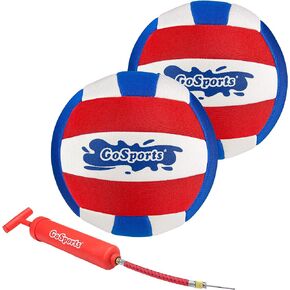 GoSports Pro Neoprene Pool Volleyball 2 Pack, Waterproof Volleyballs with Ball Pump in Saudi Arabia