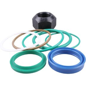 Tilt Cylinder Seal Nut Kit 7199903 Compatible with Bobcat S510 S530 S550 S570 S590 S595 T550 T590 T595 E25 E26 E27 E27Z Compact Track Loader Excavator