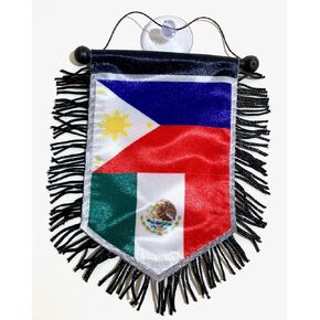 Philippines Mexico flag for car Home Wall Door Window accessories Decoration Banner