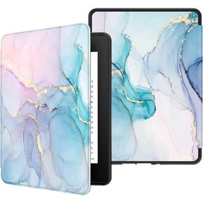 VORI Case for Kindle Paperwhite (11th Generation-2021) and Kindle Paperwhite Signature Edition, Soft TPU Lightweight Protective Smart Shell Cover with Auto Sleep/Wake, Dreamy Marble