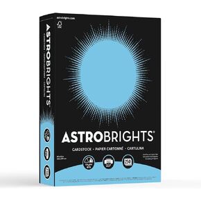 Astrobrights® Color Card Stock, 8 1/2" x 11", FSC® Certified, 30% Recycled, 65 Lb, Lunar Blue, Pack of 250