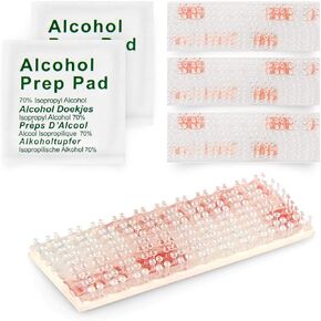 EZ Pass Mounting Kit - 2 Sets of Peel-and-Stick Strips-EZ Pass/I-Pass/SunPass Adhesive Strips with Alcohol Prep Pad