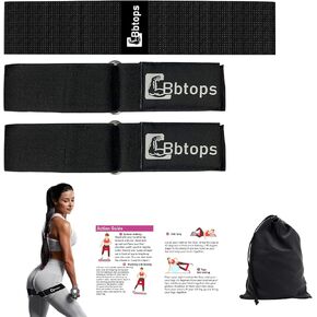 Booty Workout Bands for Women Glutes (3pcs Bands),Bbtops Restriction Bands for Working Out, Blood Flow Restriction Bands for Butt,Legs Glutes,Squats,Hip Thrusts,Thigh Toning