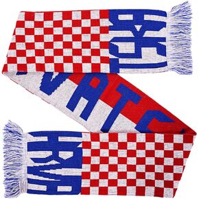 Hrvatska Croatia Soccer Knit Scarf