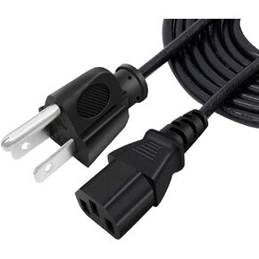 UL Listed 8ft Power Cord Replacement for Fender Rumble 40 25 100 15 500 Electric Guitar Amplifier 3 Prong Power Cord AC Cable