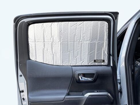 YelloPro Side Window Rear Seat 2nd Row Sunshade Custom Fit for 2016 2017 2018 2019 2020 2021 2022 2023 Toyota Tacoma - Access Cab - 2DR 2Dr, UV Sun Protection (2pcs) in Saudi Arabia