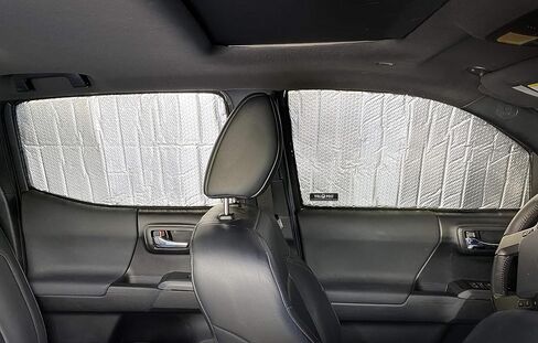 YelloPro Side Window Rear Seat 2nd Row Sunshade Custom Fit for 2016 2017 2018 2019 2020 2021 2022 2023 Toyota Tacoma - Access Cab - 2DR 2Dr, UV Sun Protection (2pcs) in Saudi Arabia
