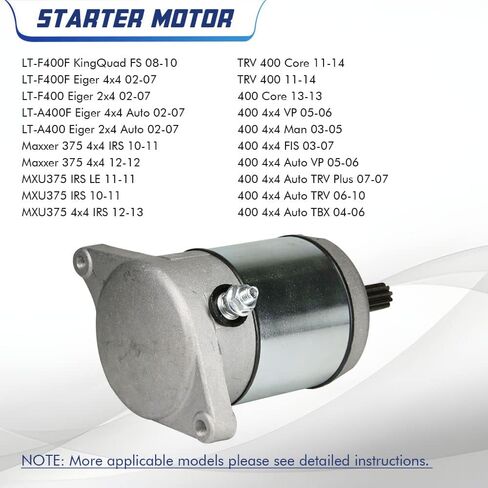 KEDAKEJI Starter Motor Compatible With Arctic Cat ATV Suzuki ATV LT-A400 LT-F400 with Replace OE Part # 3545-016 3545016 31100-38F00 3110038F00 in Saudi Arabia