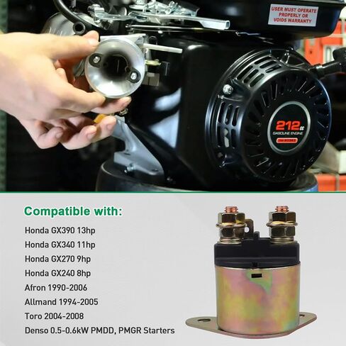GX390 Starter Solenoid Relay for Honda GX390 GX340 GX240 GX270 8HP 9HP 11HP 13HP 188F 190F 4-Stroke Gasoline Engine Generator Kohler CH440 EC5500 EC6500 in Saudi Arabia