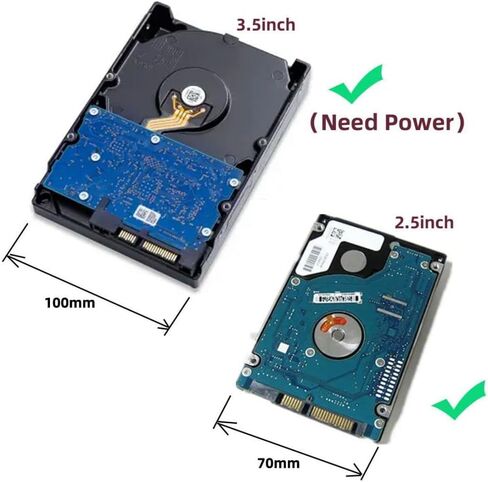 chenyang SATA to USB Adapter Micro USB 3.0 to 2.5" SATA Hard Drive External Converter Adapter for SSD/HDD Data Transfer Support UASP in Kuwait