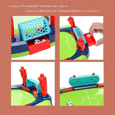 Mini Foosball Table for Kids Small Billiards Tabletop Fun for Family Party Night Travel Days Childrens Day Birthday Gift for Kids in Kuwait