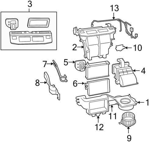 محرك منفاخ HVAC يناسب 2012-2015 RAM CARGO VAN 2012-2015 RAM CV 2011-2022 DODGE DURANGO 2011-2022 JEEP GRAND CHEROKEE 2009-2014 VOLKSWAGEN ROUTAN 2008-2020 DODGE GRAND CARAVAN in Saudi Arabia