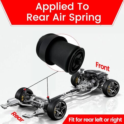 حقيبة زنبركية للتعليق الهوائي الخلفي من VIGOR متوافقة مع سيارة BMW X5 F15 وX6 F16 2013-2021، رقم OEM 37126795013، 37126795014 in Kuwait