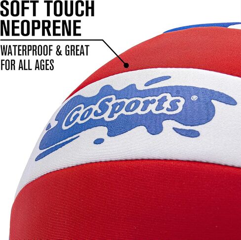 GoSports Pro Neoprene Pool Volleyball 2 Pack, Waterproof Volleyballs with Ball Pump in Saudi Arabia
