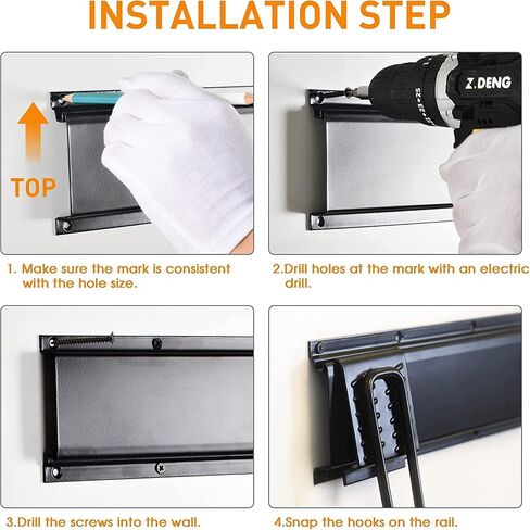 منظم المعدات الرياضية للمرآب، سلة تخزين الكرات على الحائط، رف تخزين الدراجات والخوذات، رف أدوات للتزلج على الجليد وكرة السلة وكرة القدم ومضارب البيسبول in Kuwait