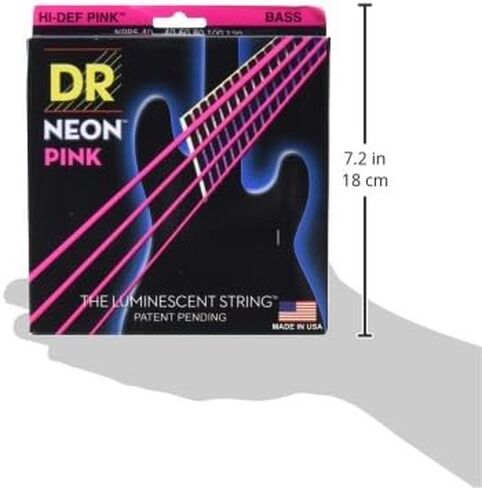 DR Strings HI-DEF NEON Bass Guitar Strings (NPB5-40) in Saudi Arabia