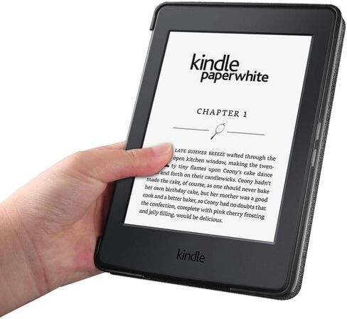 Fintie Origami Case for 6" Kindle Paperwhite 2012-2017 (Model No. EY21 & DP75SDI) - Slim Fit Stand Cover with Auto Sleep/Wake (Not Fit Paperwhite 10th & 11th Gen), Gray in Saudi Arabia