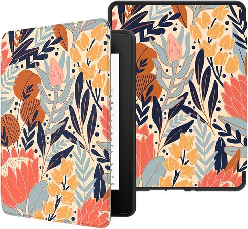 VORI Case for Kindle Paperwhite (11th Generation-2021) and Kindle Paperwhite Signature Edition, Soft TPU Lightweight Protective Smart Shell Cover with Auto Sleep/Wake, Dreamy Marble in Saudi Arabia