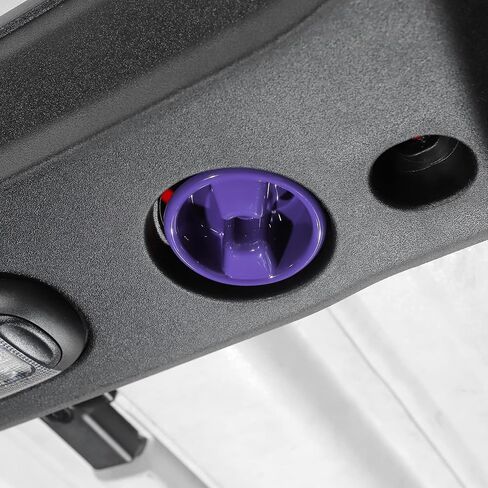 غطاء ديكور بمقبض برغي تثبيت على اللوحة الصلبة العلوية لـ 2007-2018 Jeep Wrangler JK JKU 2/4 ملحقات داخلية للباب (أرجواني) in Kuwait