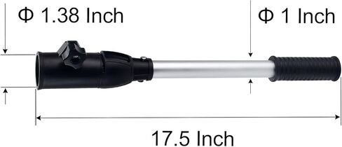 تمديد مقبض الحارث لمقبض تمديد محرك التصيد الخارجي (طول ثابت 17.5 بوصة) in Kuwait