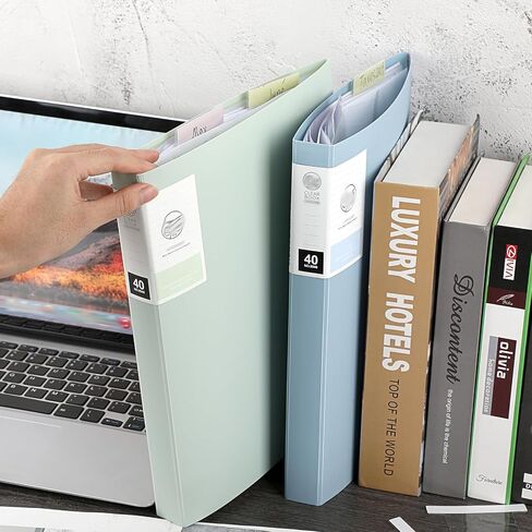 BTSKY 2.2 Inch Insertable Self-Adhesive Index Tabs with Printable Paper Inserts Clear Plastic Sticky File Folder Labels Convenient Divider Index Tabs Stick on Books, Folders, Notebooks,etc (75 Pcs) in Saudi Arabia