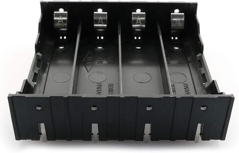 4-Pack 18650 Battery Holder 4 Slots x 3.7V Battery Storage Case DIY Batteries Clip Box with Pin in Kuwait